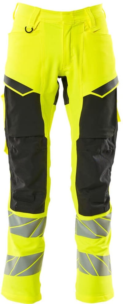 Mascot Accelerate Safe Broek met kniezakken 19479-711 - Hi-Vis geel/zwart - C47 - 76