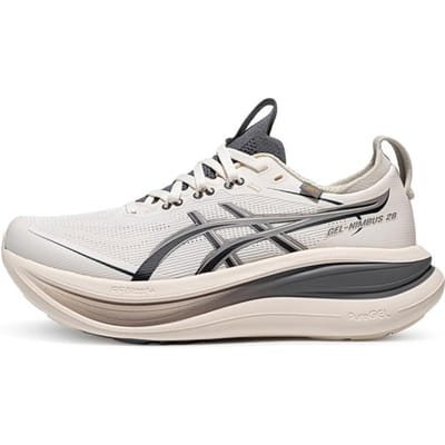 ASICS GEL-Nimbus 28 Go Cream Cement Grey Dames Sneakers 1012C032-100 37 white