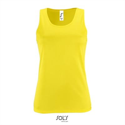 SOL'S Women´s Sports Tank Top Sporty L02117 - Neon Yellow - M