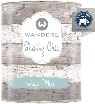 Wanders24 Kreideverf – 750 ml – Ruhig zee blauwgroen – mat