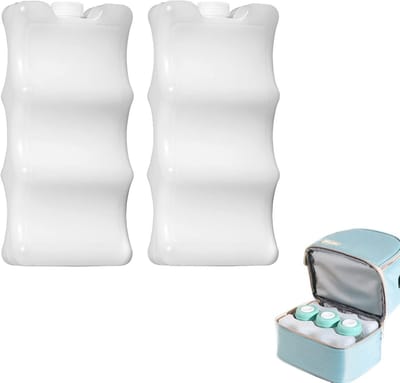 Set van 2 Koelaccu's, Koeltas en Koelbox, Koelingselementen voor Huis en Vrije Tijd, 600 ml, 21 x 10 x 5 cm