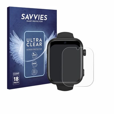 Savvies - Screenprotector voor Aimiuvei Kids Smartwatch - Folie Beschermfolie transparant 18 Stuks