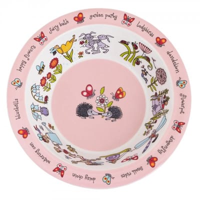 Geheime tuin kinder melamine kom / schaal - Tyrrell Katz