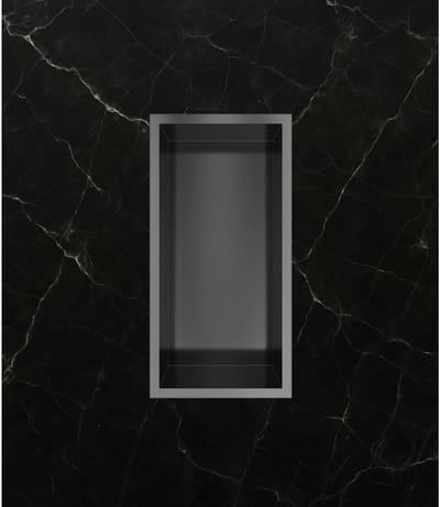 Hotbath &More BOX015 inbouwnis 30x15x10cm geborsteld gunmetal PVD