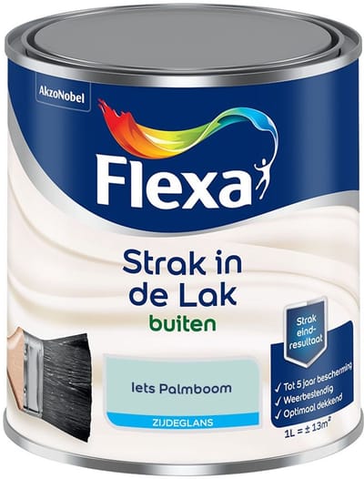 Flexa - Strak In De Lak Buitenlak Zijdeglans - Iets Palmboom - Mengverf - 1 L