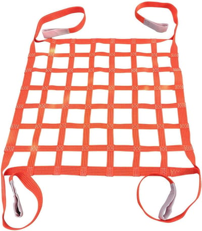Vrachtnet met Riemen - Hijsnnet Polyester - Veilig Laden - Gelijkmatige Lastverdeling - 300 kg Capaciteit - Oranje