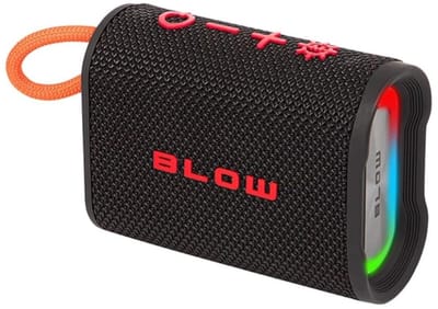 Blow Aqua Tune RGB Bluetooth Speaker 5W - BT 5.3 - 5V - USB-C - IP67 - Zwart