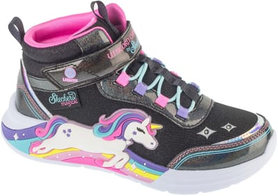 Skechers S-Lights: Unicorn Chaser - Jumping Magic, voor meisje, Zwart, Sneakers, maat: 30