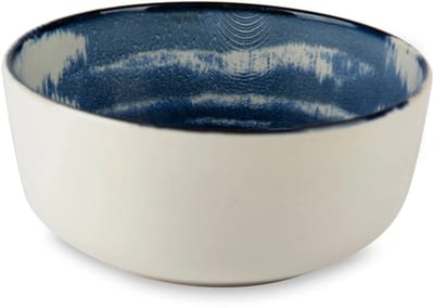 Set van 6 Excelsa Kommetjes Ermes – Blauw Keramiek – Italiaans Design – Ø 14,5 cm