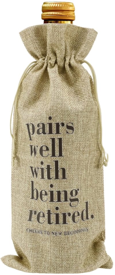 Dailygoods- Wijnflessenzak Hoogwaardig Polyester - Cadeauverpakking - Herbruikbaar - Ademend - Trekkoord - Duurzaam Ontwerp - Cadeautas