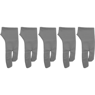 5 pièces Gants de Dessin Main Gauche Droite Gants d'Artiste Résistants à l'Usure Résistants à la Sueur Art à Deux Doigts L(for 6.5-9kg) gray