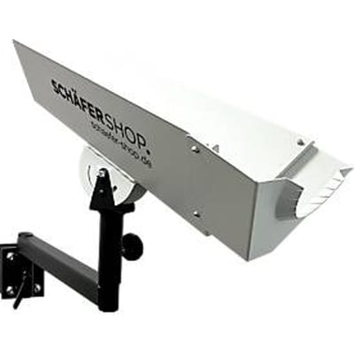 Schäfer Shop Pure papierpaddispenser PA1500, met zwenkarm, ergonomische papierverwijdering, radius 400 mm, zwart-grijs