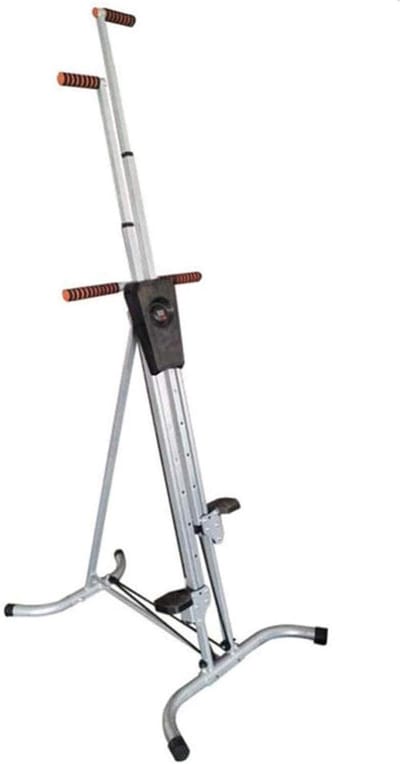 Verticale Klimmachine - Stepper Machine - Hoge Intensiteit Fitness - Vijf Verstelbare Hoogten - Tot 150 kg - Zwart