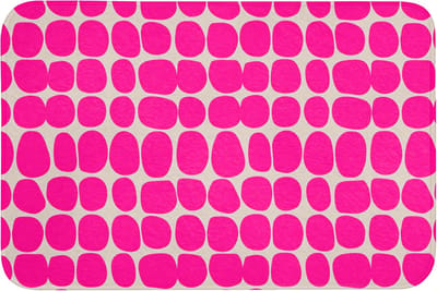 WC mat 90x60 cm - Antislip - Stippen - Patroon - Roze - Toiletmat - Vloermat - Douchemat - Toilet tapijt - Toiletmatten