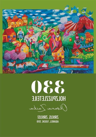 Houten Puzzel - Legpuzzel - Ontspanning en uitdaging - Unieke vormen - 330 delen - Circus