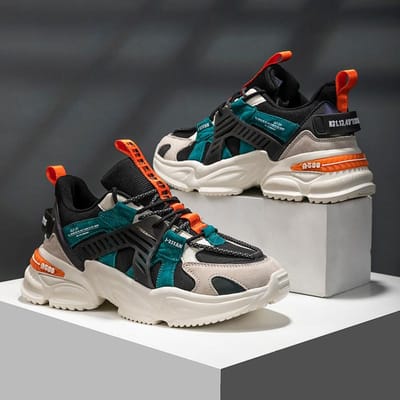 Chaussures hommes baskets hommes décontracté chaussures pour hommes Tenis chaussures de luxe formateur course respirant chaussures mode mocassins chaussures de course pour hommes 39 black