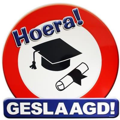 Paperdreams - Huldeschild - Geslaagd