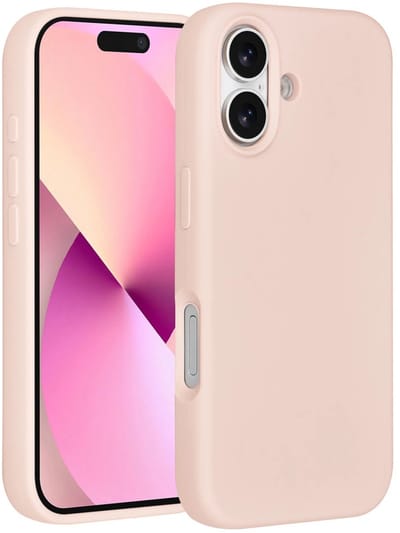 Backcover - Premium Liquid Silicone Soft Hoesje - Geschikt voor: iPhone 17 - Roze