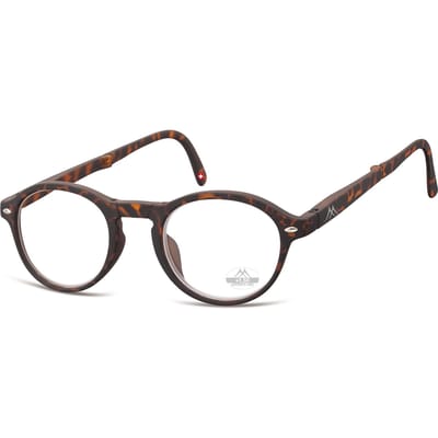 Montana Opvouwbare Leesbril Matbruin Sterkte +1,00 (box66a)