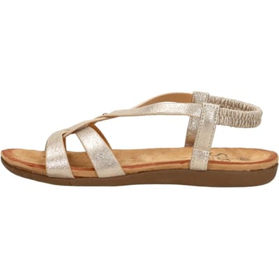 SUB55 Sandalen Plat Sandalen Plat - Goudkleur - Maat 36