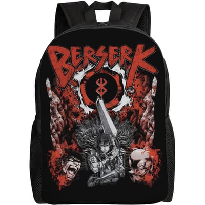 B-Berserkes Laptop Rugzak Mannen Vrouwen Casual Boekentas voor School College Student Avontuur Tas One Size