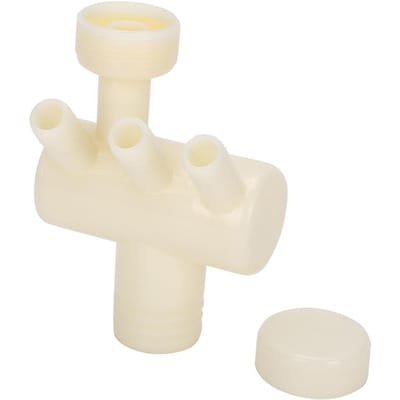 Adaptateur de valve de tuyau d'évacuation dentaire Pièce d'accessoire pour fournitures de fauteuil dentaire pour dentiste white