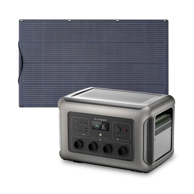 ALLPOWERS Zonnegeneratorset 3500W (R3500 + SF200 200W flexibel zonnepaneel) - R3500+SF200 200W zonnepaneel