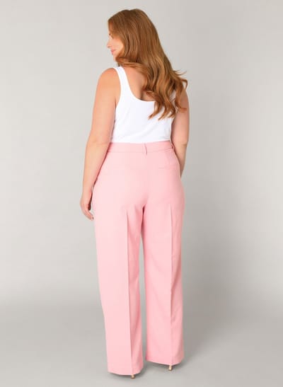 BASE LEVEL CURVY Yunia Pants - Soft Pink - maat WX-0(44) / L32