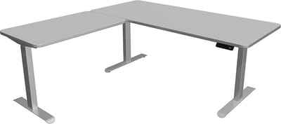 Zit sta hoekbureau Move-3 premium grijs 180x180cm