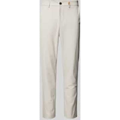 Broek met labeldetail, model 'Steve'
