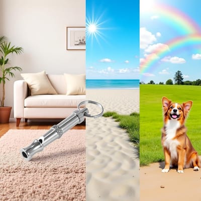 Huisdieren Fluitje - Geluidscontrole Rvs - Honden Training - Verstelbare Frequenties - 9 gram - Zilver