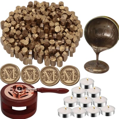 Waxzegelparels Set - Sluitzegel Kralen - Decoratieve Afwerking - Compleet Inclusief Warmer - 300 Stuks Parels - Wit