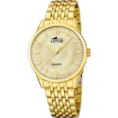 Lotus Casual 19057/2 Acero Clasico Horloge
