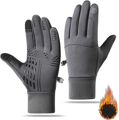 Warmtegevende Winterhandschoenen voor Unisex met Touchscreen, Antislip, Thermisch en Winddicht voor Wandelen, Fietsen en Buitenactiviteiten