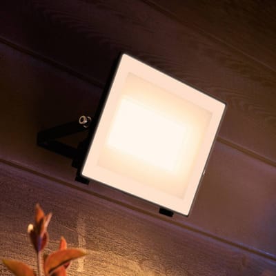 Philips Lois floodlight - UltraEfficient LED - Zwart - 15W - Helder warm licht; 3000K - Verstraler