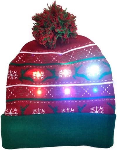Kerstmuts Met Lichtjes - LED - 15