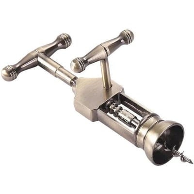 Vintage zinklegering wijnopener fles kurkentrekker metalen opener hefboomontwerp kurkentrekker voor wijnkeuken bar gereedschap kurkverwijderaar 5001 gray
