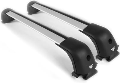 Dakdragers geschikt voor Audi A4 Avant B7 2005 t/m 2007 open dakrailing - Aluminium - Hoog laadvermogen 100kg - Wingbar Grijs - Merk Farad
