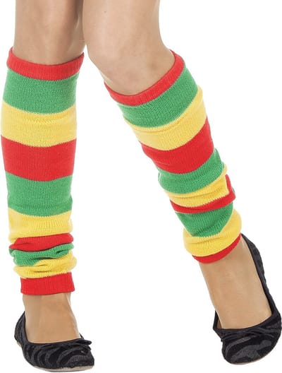 Beenwarmers - Been Warmers - Rood/Geel/Groen- Carnaval - One Size - Een Paar