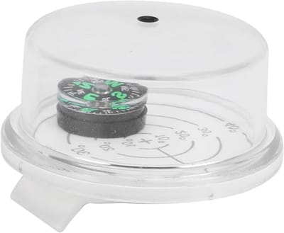 Zonnegeleidingsgeleider - Zonnehoekmeter Paneel - Energie Absorptie Optimaliseren - Ingebouwd Kompas - 498 x 498 x 3 cm - Wit