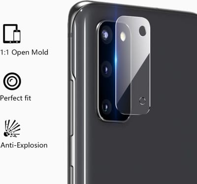 ShieldCase Camera Lens protector geschikt voor Samsung Galaxy A41 - Hoogwaardige Bescherming voor Je Cameralens tegen Krassen en Stoten