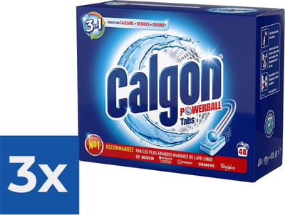 Calgon A-Kalk Tabs - Voordeelverpakking 3 stuks