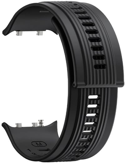 Siliconen bandje - geschikt voor Huawei Watch D2 - zwart