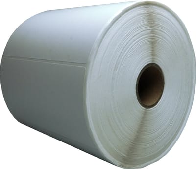 DULA Compatible Zebra Labels 102x50mm - 1300 etiketten per rol - kern 25mm - Wit - Permanent - 1 rol