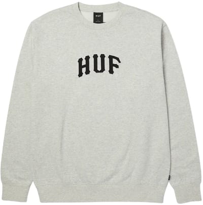 HUF Arch Applique Crewneck Casual sweater heren Grijs S