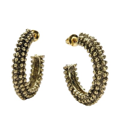 Behave - Oorstekers - Oorringen met structuur - edgy stijl - 2,8 cm