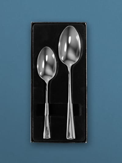 Opscheplepels, set van 2 stuks