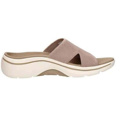 Skechers Go Walk Arch fit 2.0 Slippers beige - Maat 39