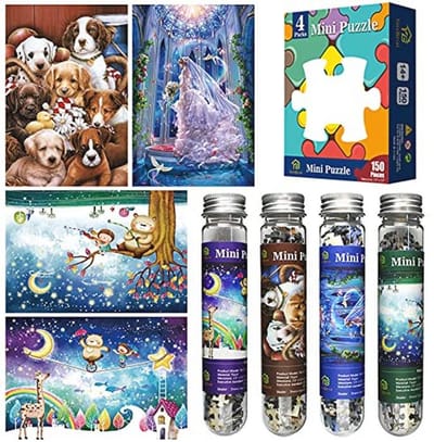 Mini legpuzzels 150 stuk voor volwassenen - Uitdagende puzzels voor interieurdecoratie