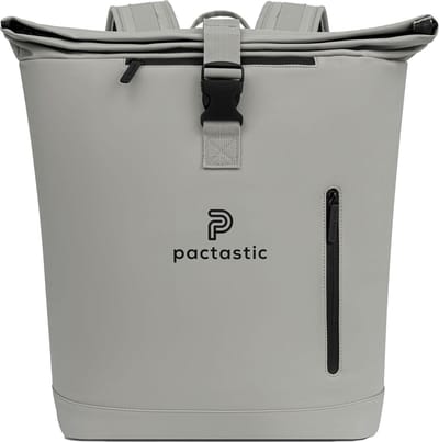 Pactastic Daypack Rugzak met laptopvak Urban Collection Rolltop Backpack 45 cm 24L Grey Grijs